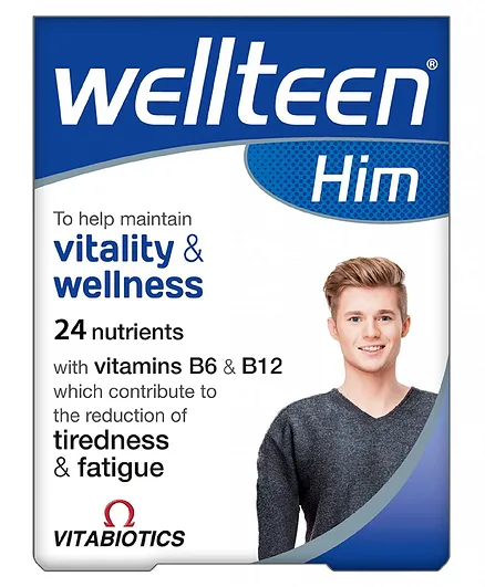 Vitabiotics Wellteen Him Health Supplement - 30 Tablets