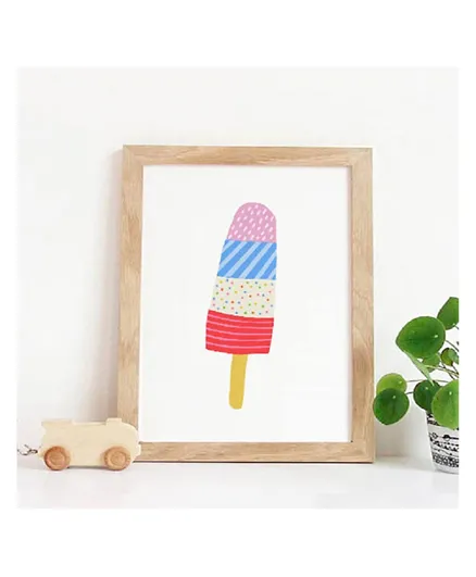 Sweet Pea Summer Popsicle Wall Art Print