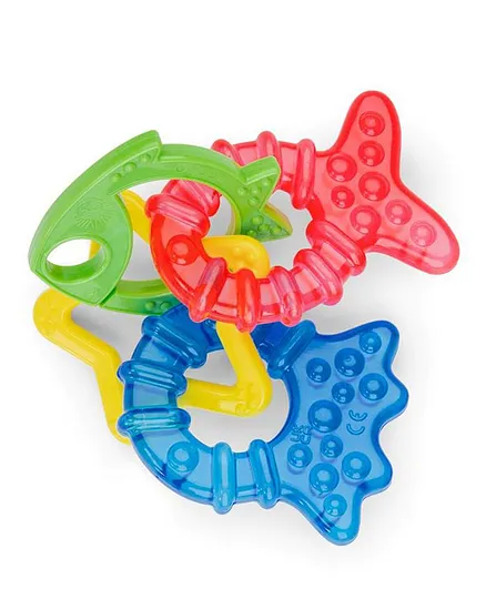 Baby Einstein Ocean Explorers Cool Critters Teether Toy Set BPA Free Bright Color Easy To Grasp 3 Months 18 x 12 x 1 cm 4 Pieces Online in UAE Buy at