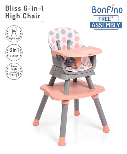 Bonfino Bliss High Chair - Pink