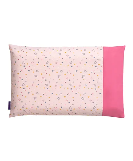 Clevamama ClevaFoam Cotton Toddler Pillowcase - Pink