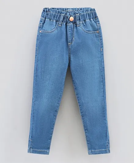 Bonfino Ankle Length Denim Jeans - Blue
