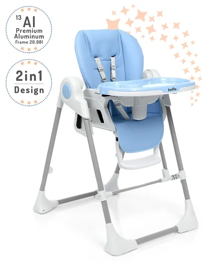 Bonfino 2-in-1  Glory High Chair and Swing - Blue