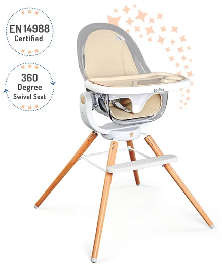 Bonfino Relish High Chair with Removable Tray - Beige