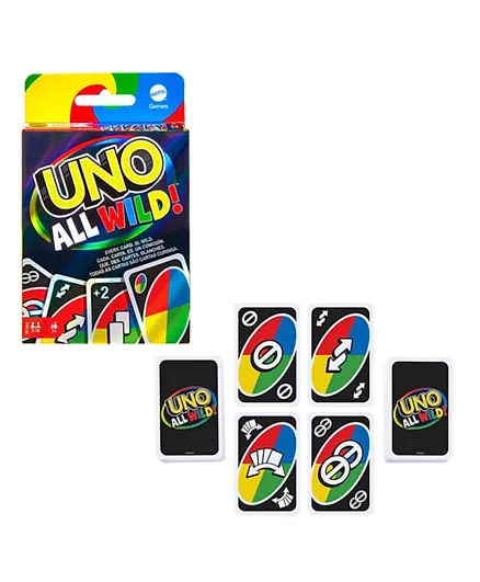 لعبة يونو جيمز بطاقات الوايلد كلها