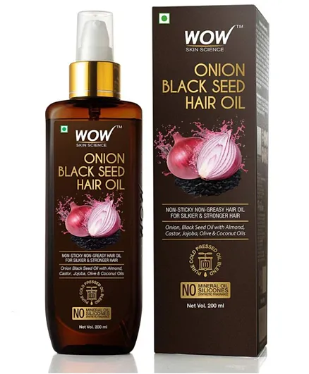 Wow Onion Black Seed Hair Oil  - 200ml