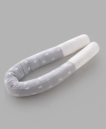 Soft and Gentle Breathable Bed Bumper - Grey