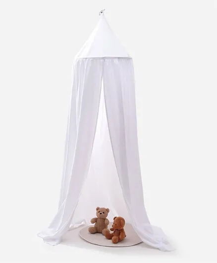 Hanging Bed Canopy - White