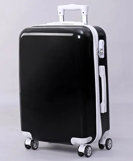 Pine Kids Water-resistant Trolley Luggage Bag - Black