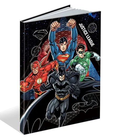 DC Comics Marvel Justice League English Hardcover Notebook - 100 Sheets