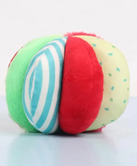 Babyhug Rattle Sensory Soft Ball - Multi Color