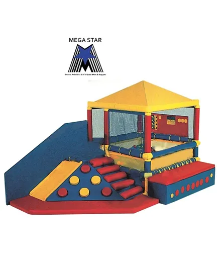 Megastar Soft Play Zone  Multi Activities Play House  - Multicolour