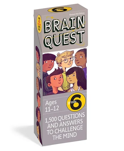 WORKMAN Brain Quest Knowledge Card Game - English