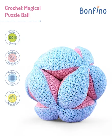 Bonfino Crochet Magical Soft Ball - Blue