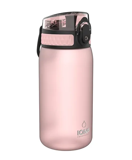 Ion8 Pod Leak Proof Frosted Rose Quartz Water Bottle - 350mL