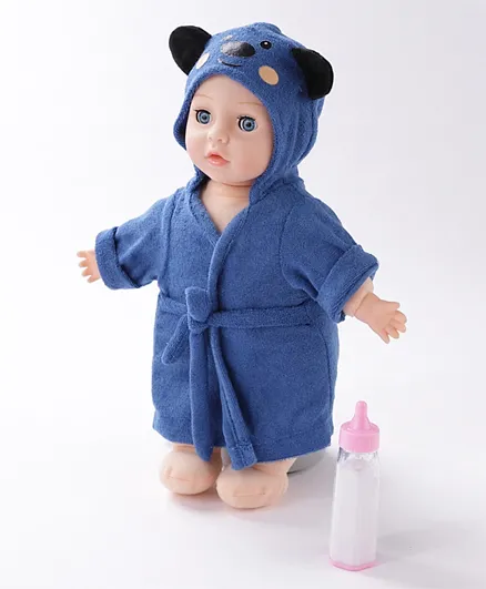 Baby Doll in Koala Bathrobe Blue - 41cm