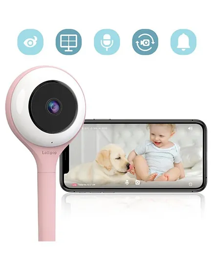 Lollipop Baby Monitor Cotton Candy - Pink