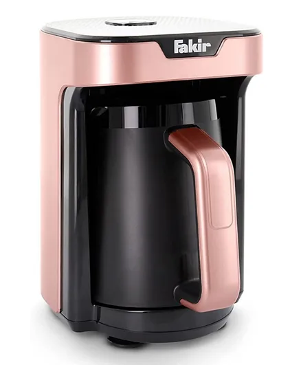 ماكينة القهوة التركية فاكير كافيه مونو بسعة 0.28 لتر 535 واط - روزي باللون الوردي/الأسود