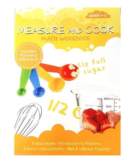 كتاب الرياضيات للقياس والطهي من ميجر آند كوك - بالإنجليزية