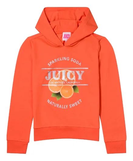 جوسي كوتور - هودي ذو طباعة فواكه - برتقالي