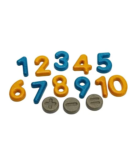 Plan Toys Numbers And Symbols - Multicolor