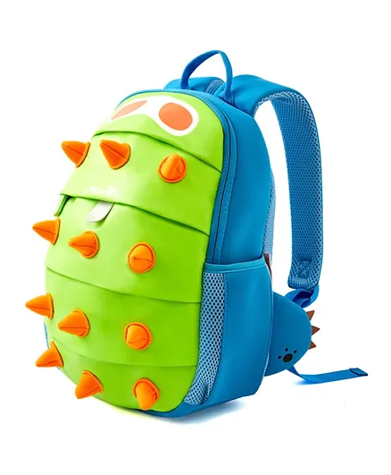 Nohoo Spiky Dinosaur Backpack Blue - 12 Inches