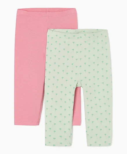 Zippy 2 Pack Elastic Waist Leggings - Multicolor