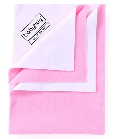 Babyhug Smart Dry Bed Mattress Protector Sheet Small - Pink