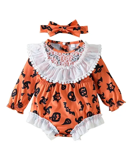 كووكي كيدز بدلة هالوين للأطفال - برتقالي