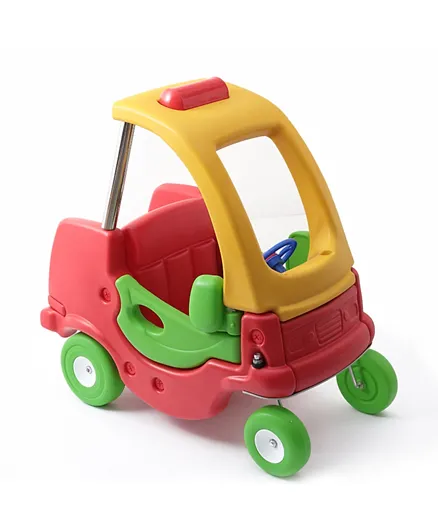 Stylish and Sturdy Little Cozy Coupe Ride On with Steering Wheel - Red