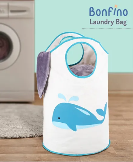 Bonfino Laundry Bag - Blue Whale