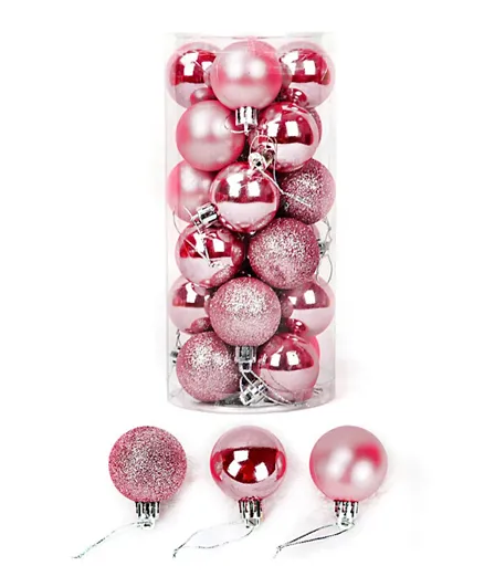 Christmas Decoration Ornaments - Pink