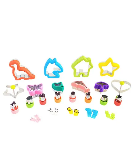 EAZY KIDS Stainless Steel Sandwich Cutter Combo - 28 Pieces