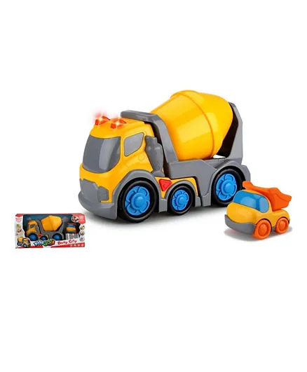 Kiddy Free Wheel Concrete Mixer Truck With Lights & Sound