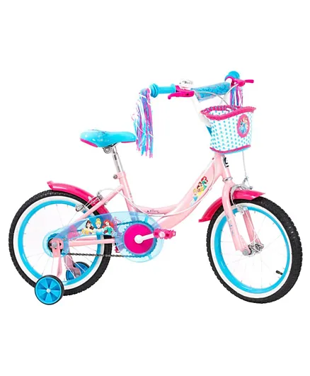 دراجة أميرات ديزني من سبارتان باللون الوردي (السلة والجرس متضمنة) - 16 بوصة.