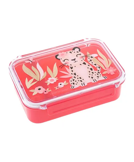 Stephen Joseph Leopard Bento Box Pink - 1L
