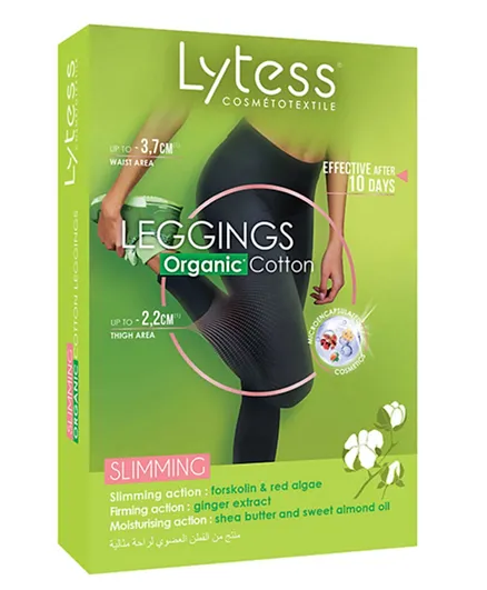 Lytess Slimming Organic Cotton Leggings - Black