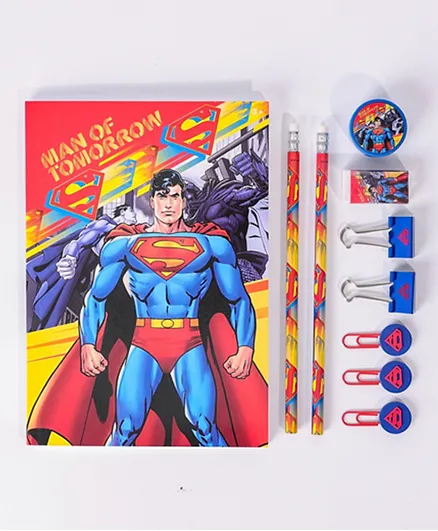 Warner Bros Superman Man of Tomorrow  Stationery Set - Pack of 10