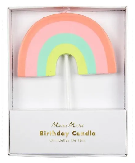 Meri Meri Rainbow Candle - Multicolour