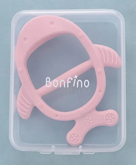 Bonfino Silicone Teether - Pink