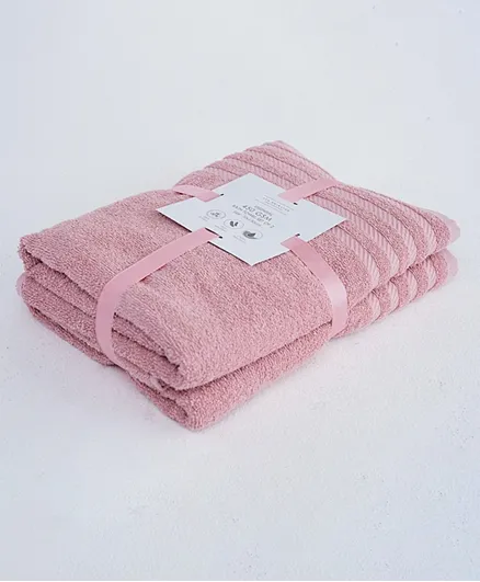PAN Home Essential 2 Pieces Bath Towel Set - Pink