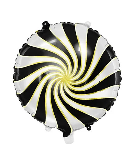 PartyDeco Candy Foil Balloon - Black