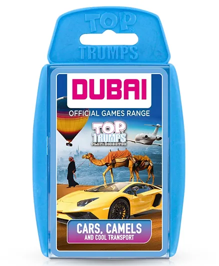 Top Trumps Dubai Transport Cards - Blue