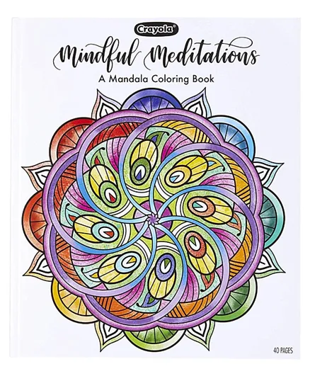 Mindful Meditations Coloring Book - English