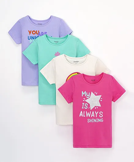 Primo Gino 4 Pack Graphic T-Shirt - Multicolor