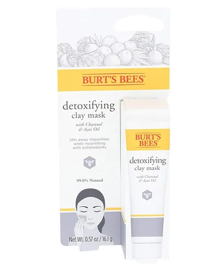 Burts Bees Detoxifying Clay Mask - 16.1g