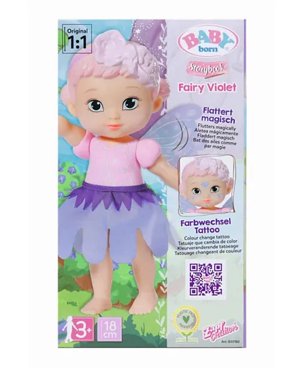 Baby Born Storybook Fairy Violet Doll - 18 cm