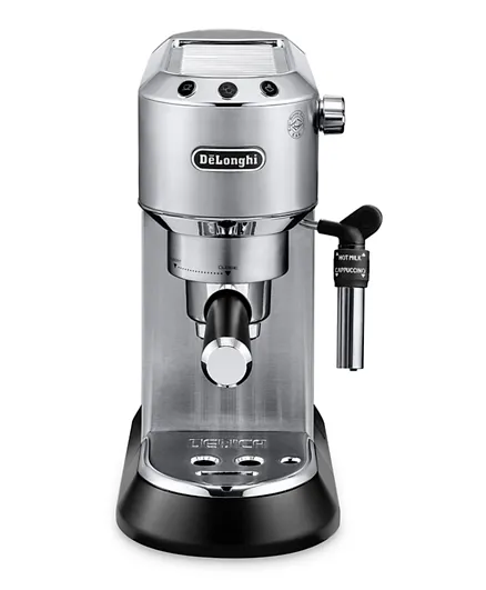 De'Longhi DEDICA Espresso Pump Barista Coffee Machine 1.1L 1300W EC685.M - Metallic