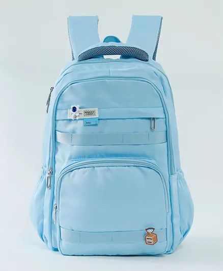 Stylish & Classic Backpack Light Blue - 17.7 Inches