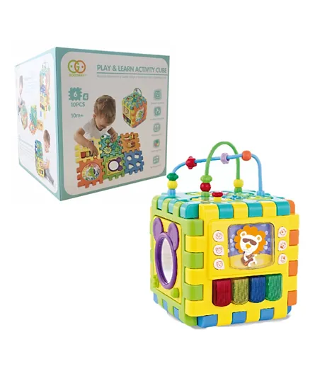 Goodway Baby Toys Play and Learn Activity Cube - Muticolour